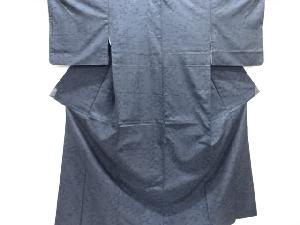 竹笹模様織り出し本場泥大島紬着物(5マルキ)